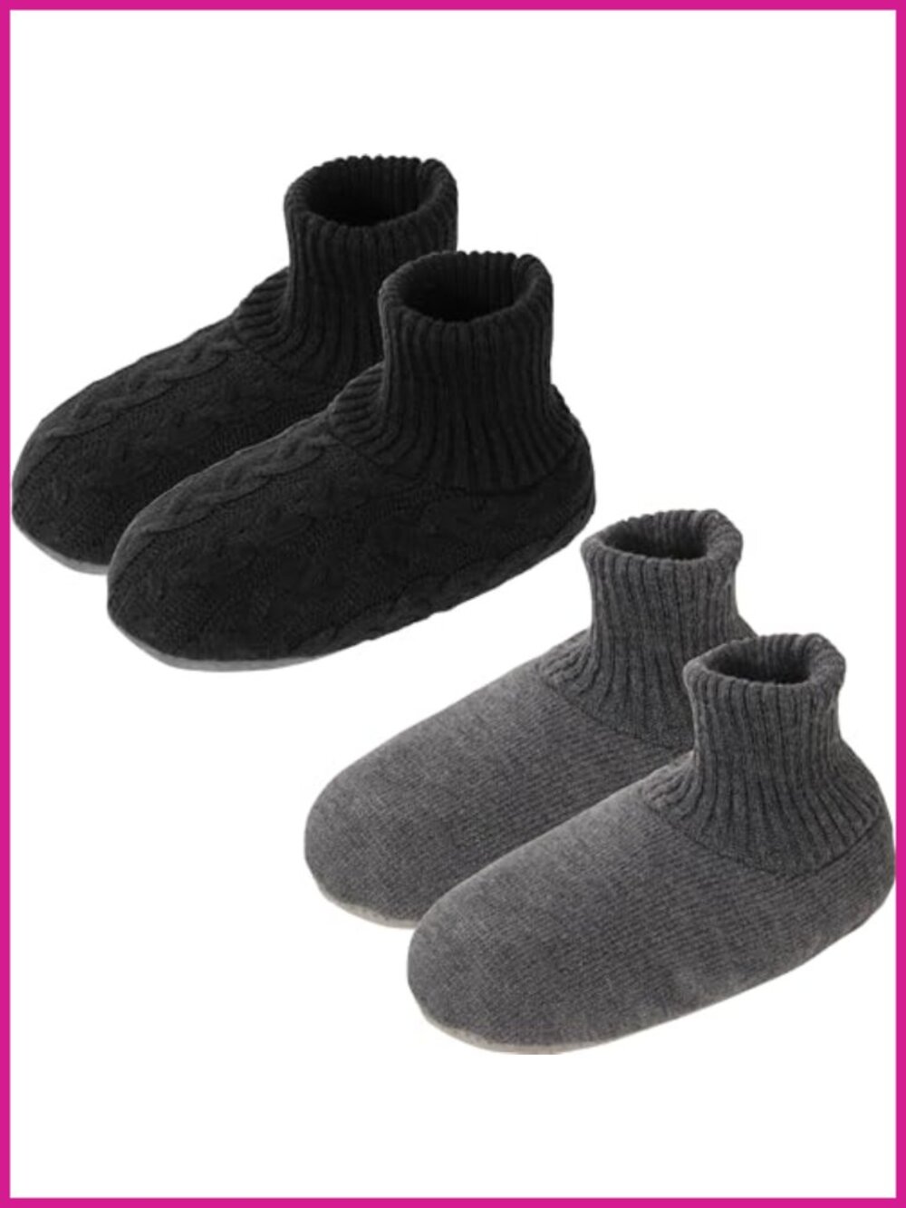 Mens Fuzzy Slipper Socks Grippers Fleece Lined Warm House Socks